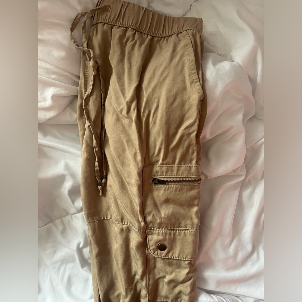 Banana Republic Khaki Cargo Jogger Pants